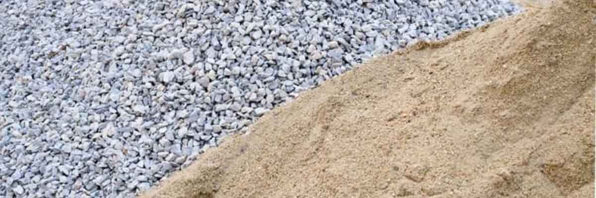 Négoce de matériaux sable cailloux agrégats en vrac ou en big bag